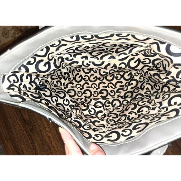 Guess Silver Tote Bag - Picture 3 of 5